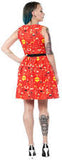 Sourpuss Midcentury Shift Dress - Forever Tattooed