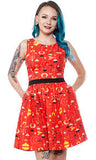 Sourpuss Midcentury Shift Dress - Forever Tattooed
