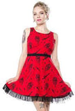 Sourpuss Fatally Yours Dress - Forever Tattooed