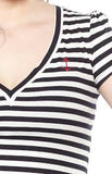 Sourpuss anchor vneck shirt - Forever Tattooed