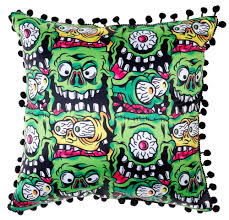 Sourpuss Fink Faces Pillow - Forever Tattooed