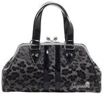 Sourpuss Gray Temptress Leopard Purse - Forever Tattooed