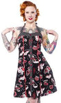 Sourpuss Kustom Kutie Peggy Dress - Forever Tattooed