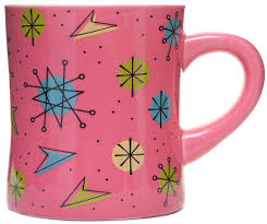 Sourpuss Pink Sputnik Dinner Mug - Forever Tattooed