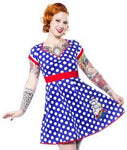 Sourpuss Dollface Sailor Dress - Forever Tattooed