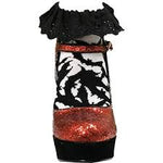 Too Fast Fly Me To The Moon Bats Eyelet Bobby Socks - Forever Tattooed
