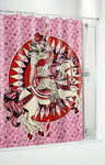 Sourpuss Horse Carousel Shower Curtain - Forever Tattooed