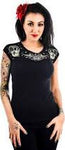 TooFast Patch Work Dame Top - Forever Tattooed