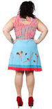 Sourpuss Day At The Shore Dress - Forever Tattooed