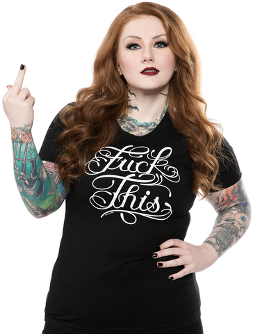 Sourpus f*ck this t-shirt - Forever Tattooed
