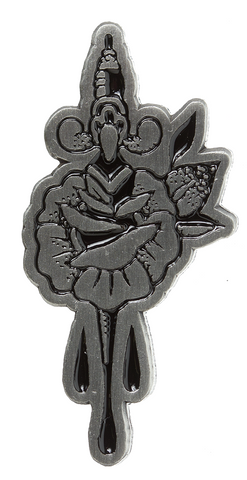 Sourpuss Rose Dagger Pin - Forever Tattooed