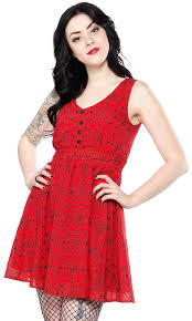 Sourpuss Caught In The Web Dress - Forever Tattooed